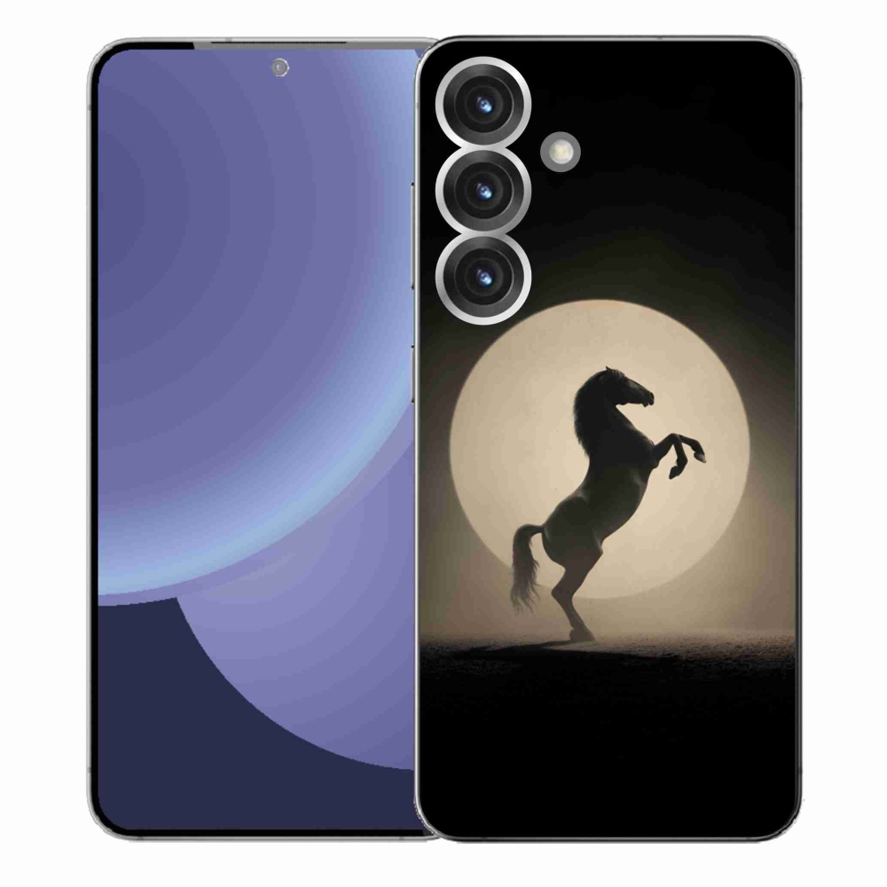 Zselés borítás mmCase Samsung Galaxy S25+ készülékhez - ló sziluettben