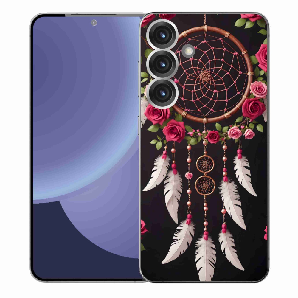 Gél borítás mmCase Samsung Galaxy S25+ készülékhez - álomfogó rózsákkal