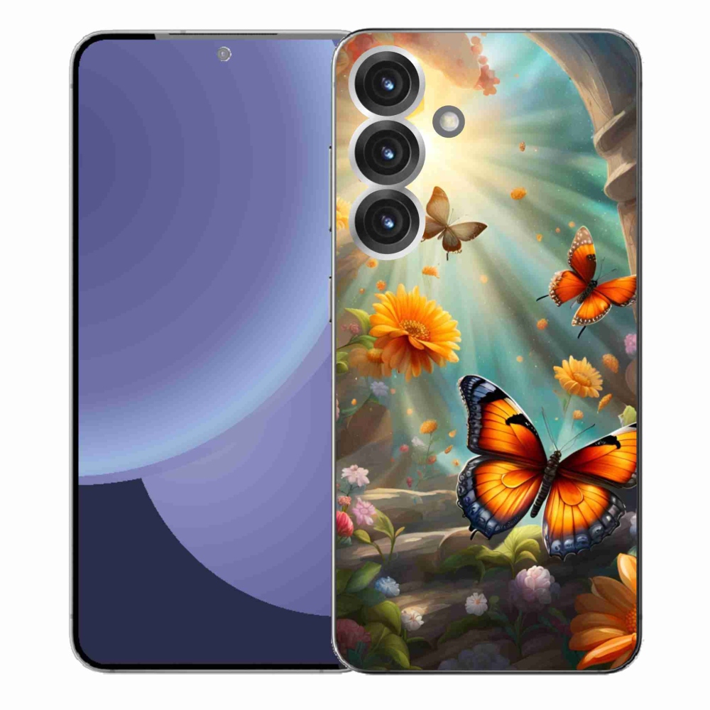 Zselés borítás mmCase Samsung Galaxy S25+ - pillangókert 2