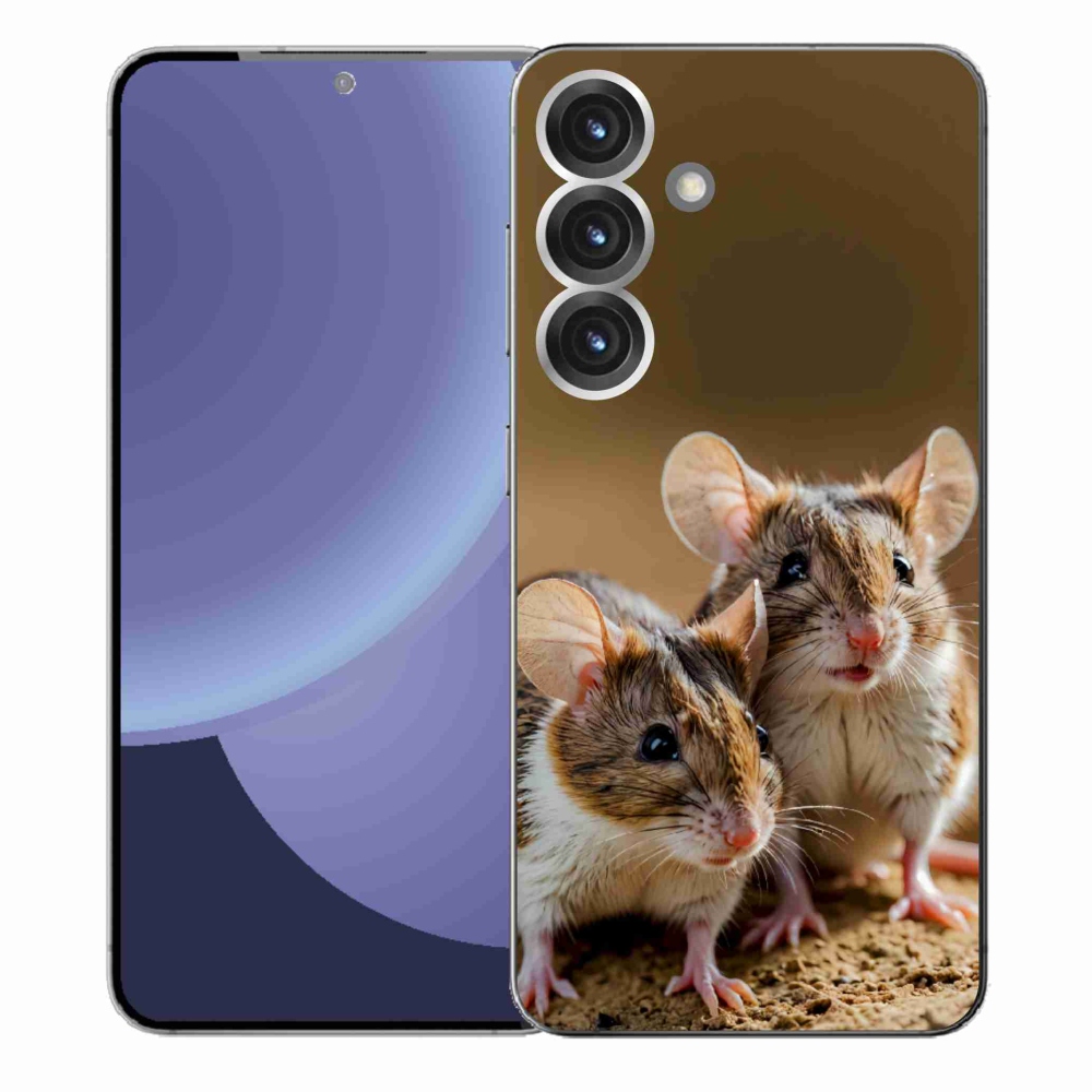 Zselés borítás mmCase Samsung Galaxy S25+ - egér duóhoz