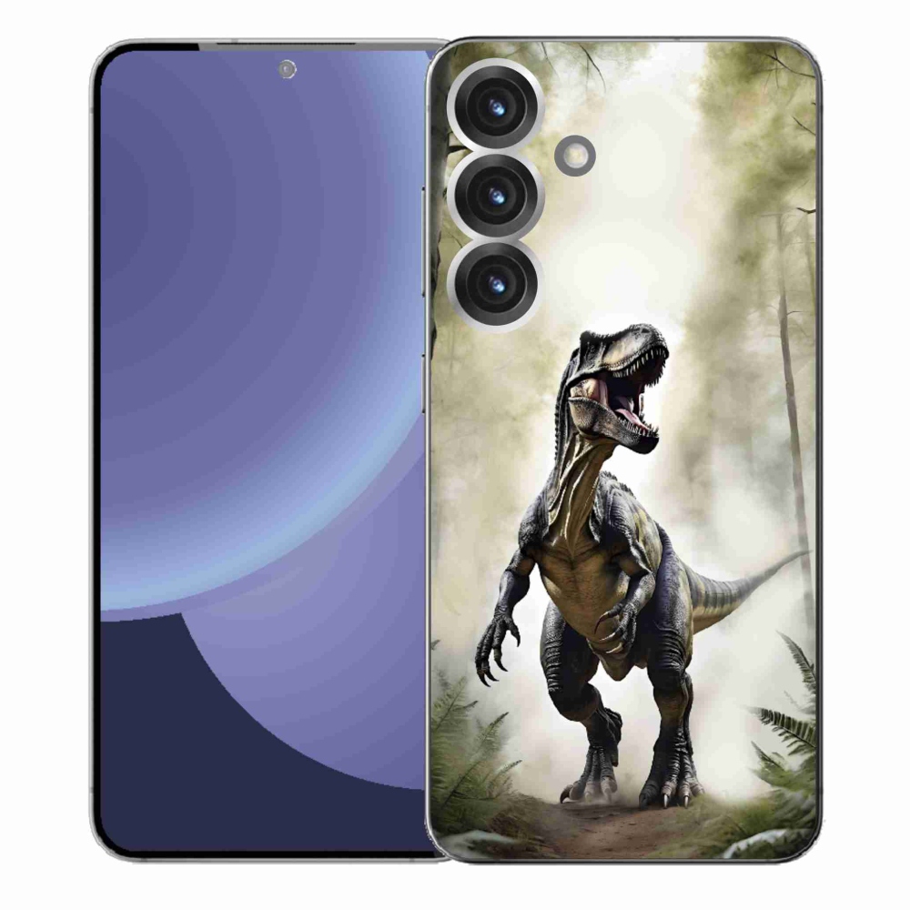 Gél borítás mmCase Samsung Galaxy S25+ készülékhez - dühös T-Rex