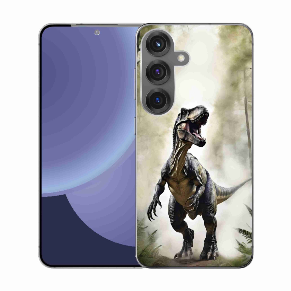 Gél borítás mmCase Samsung Galaxy S25 készülékhez - dühös T-Rex