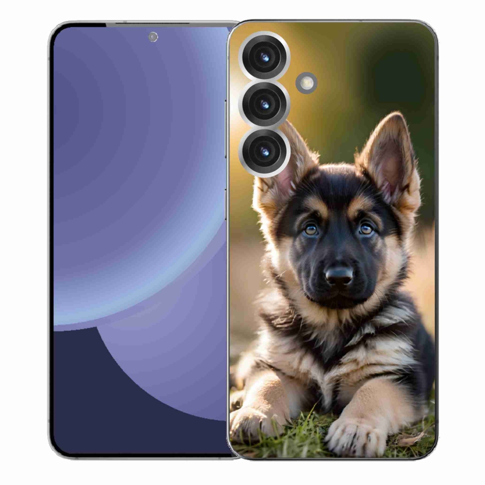 Gél borítás mmCase Samsung Galaxy S25+ készülékhez - Német juhászkutya a természetben