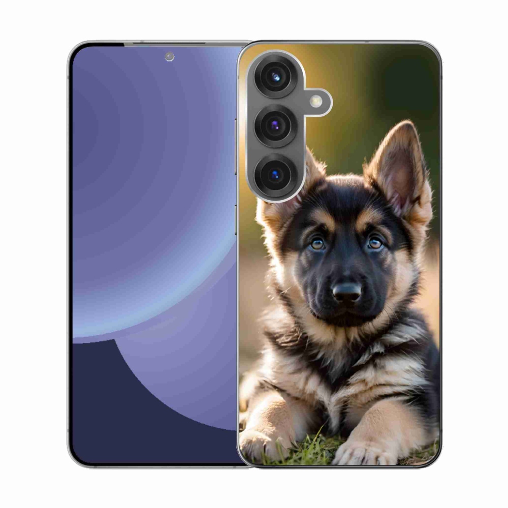 Gél borítás mmCase Samsung Galaxy S25 készülékhez - Német juhászkutya a természetben