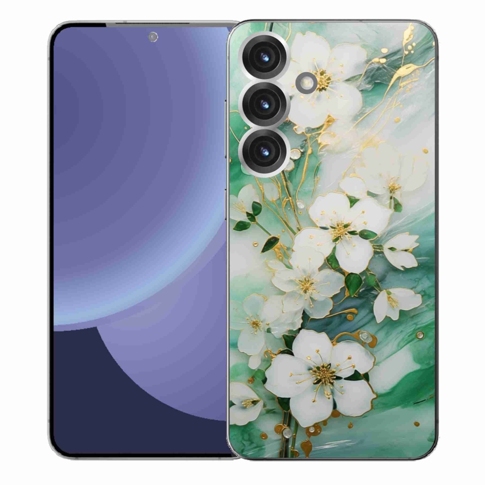 Gél borítás mmCase Samsung Galaxy S25+ - finom virágok