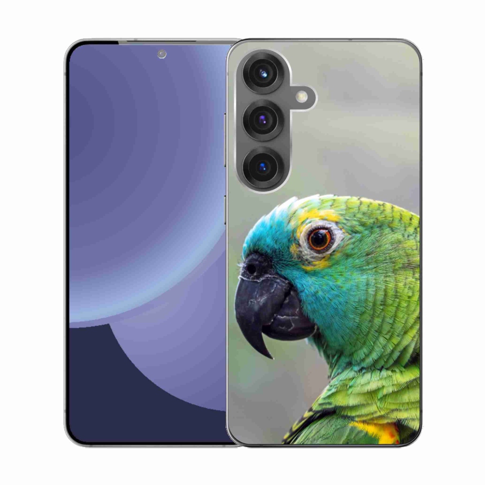 Zselés borítás mmCase Samsung Galaxy S25 készülékhez - papagáj amazon