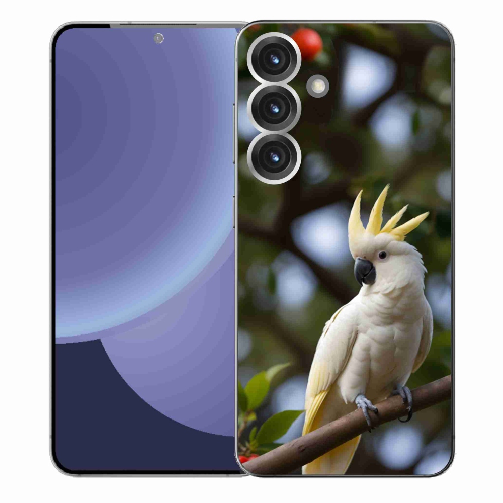 Gél borítás mmCase Samsung Galaxy S25+ készülékhez - papagáj kakadu 3