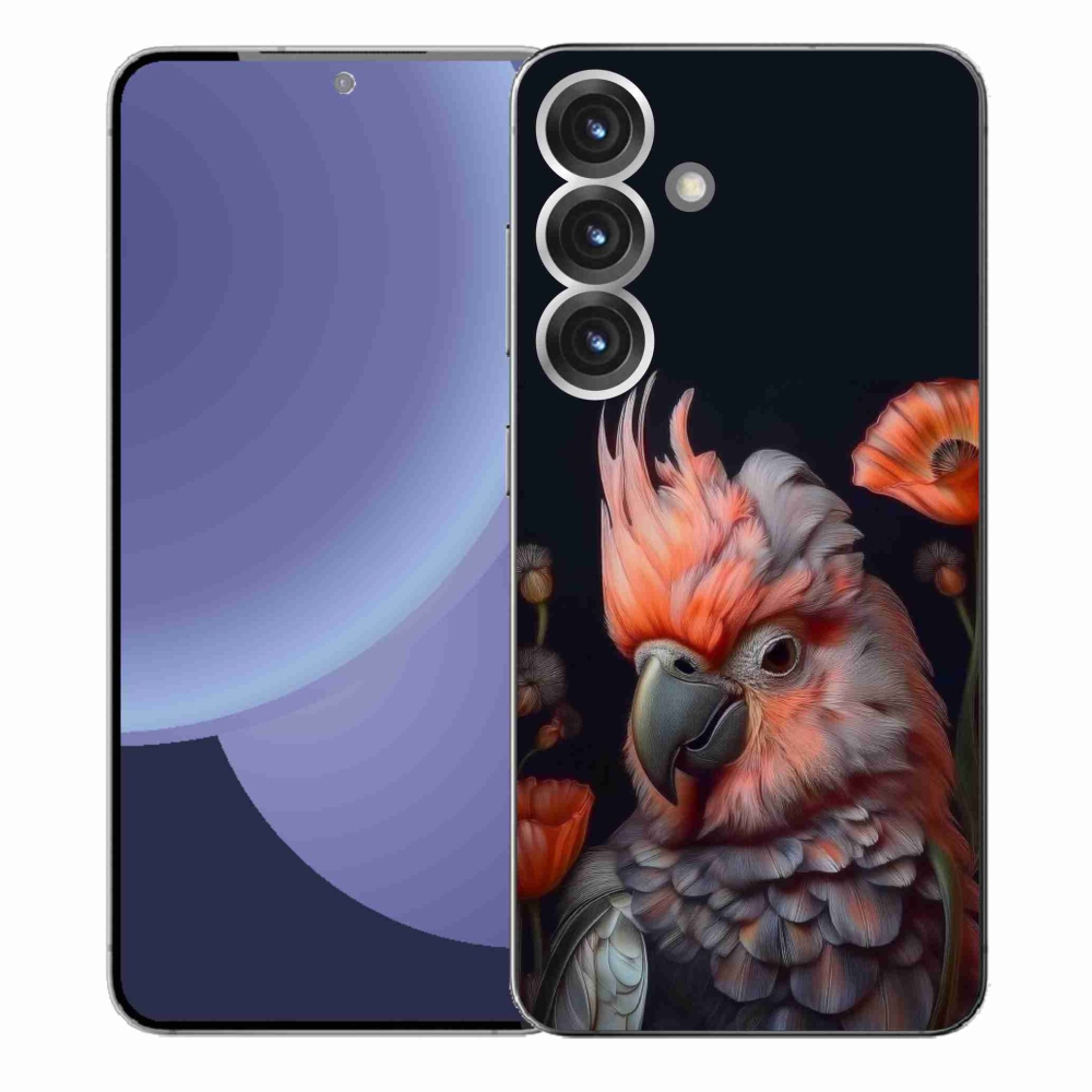 Gél borítás mmCase Samsung Galaxy S25+ készülékhez - papagáj kakadu színekben