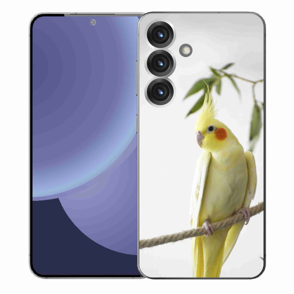 Gél borító mmCase Samsung Galaxy S25+ - papagáj korela chocholatá