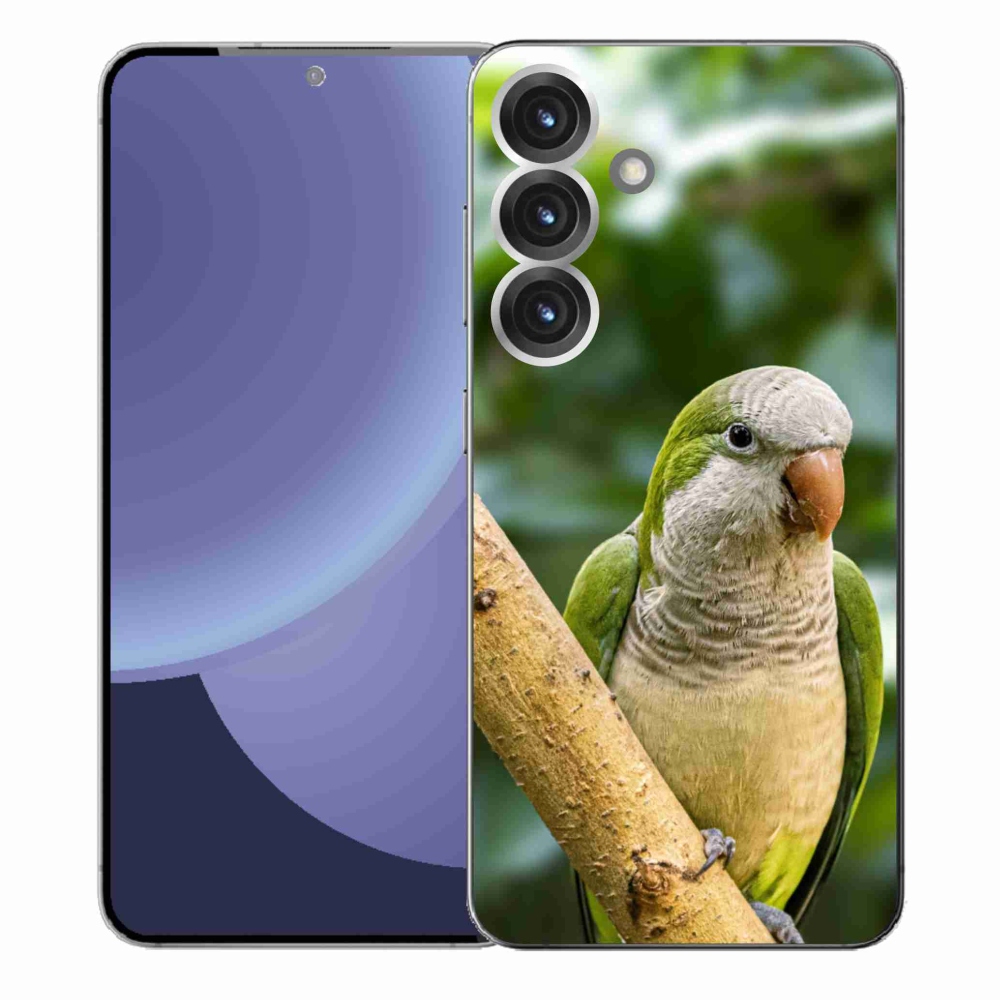 Zselés borítás mmCase Samsung Galaxy S25+ készülékhez - papagáj