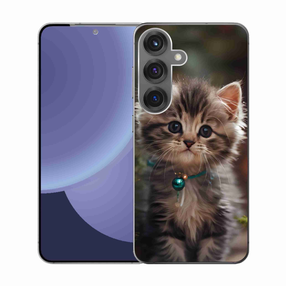 Gél borítás mmCase Samsung Galaxy S25 készülékhez - aranyos cica 11