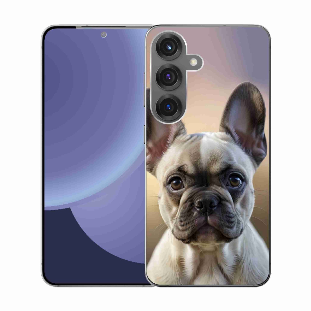 Gél borítás mmCase Samsung Galaxy S25 készülékhez - aranyos francia bulldog