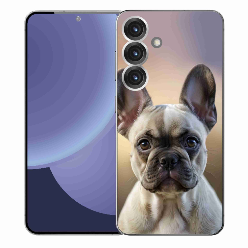 Gél borítás mmCase Samsung Galaxy S25+ készülékhez - aranyos francia bulldog