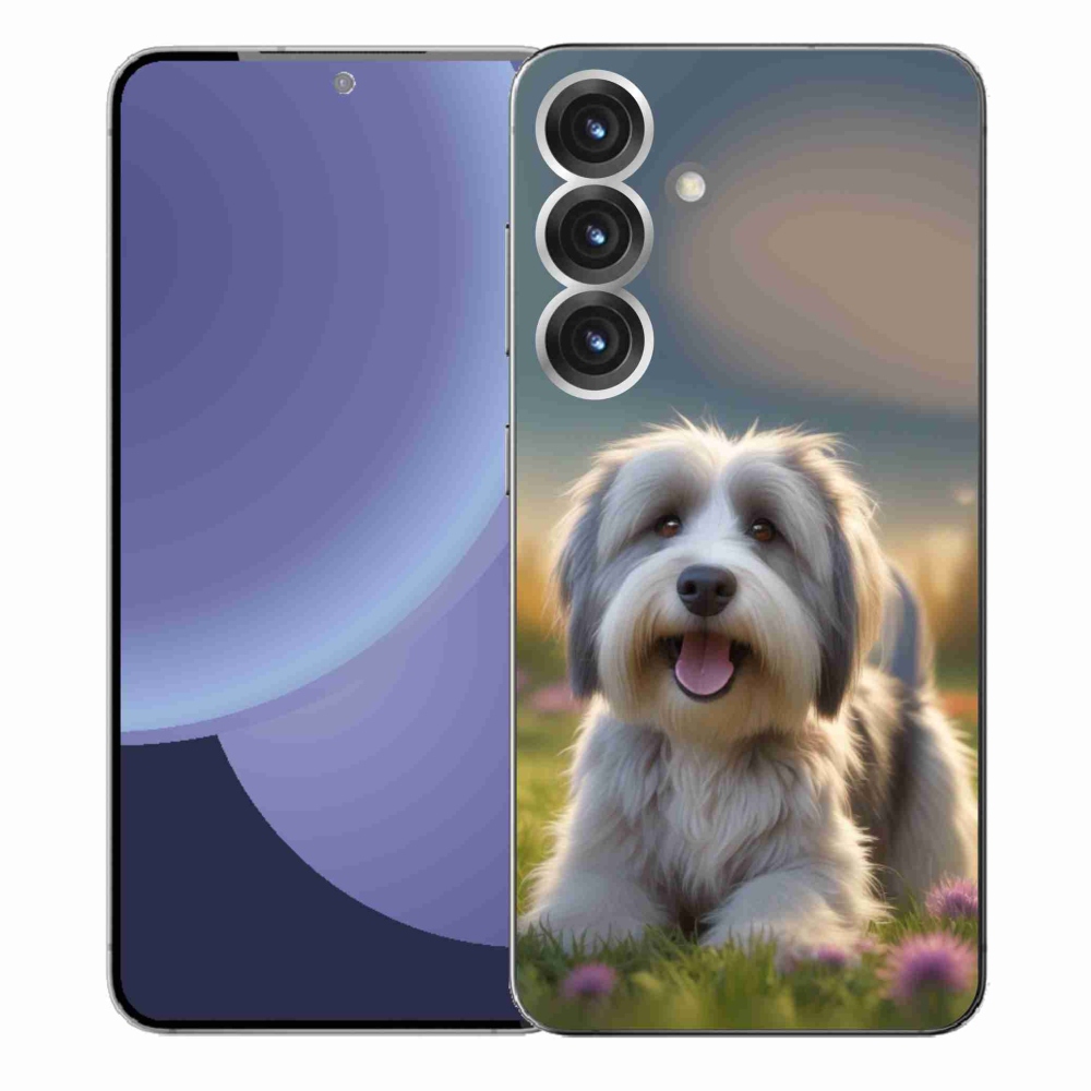 Gél borítás mmCase Samsung Galaxy S25+ - aranyos Havanna kutya