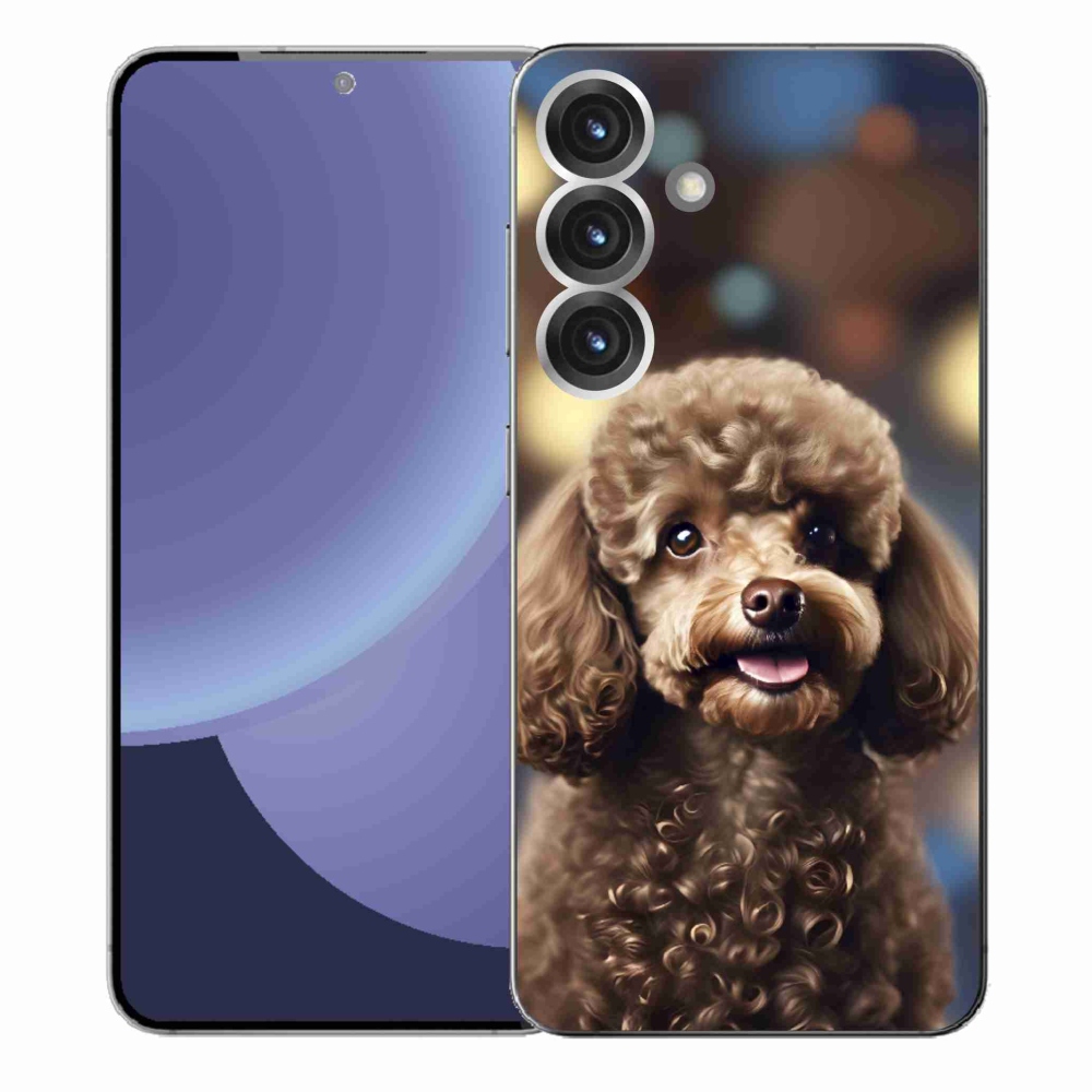 Gél borítás mmCase Samsung Galaxy S25+ készülékhez - aranyos uszkár