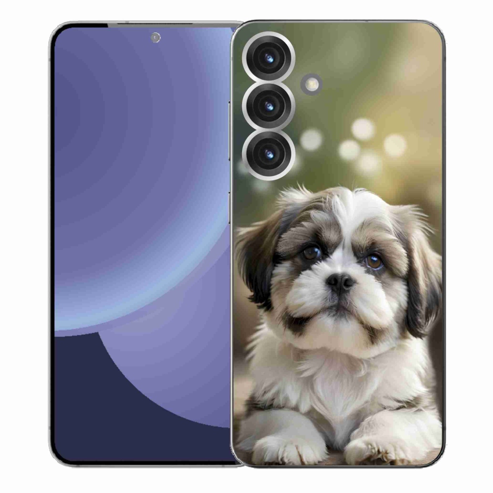 Gél borítás mmCase Samsung Galaxy S25+ - aranyos shih-tzu