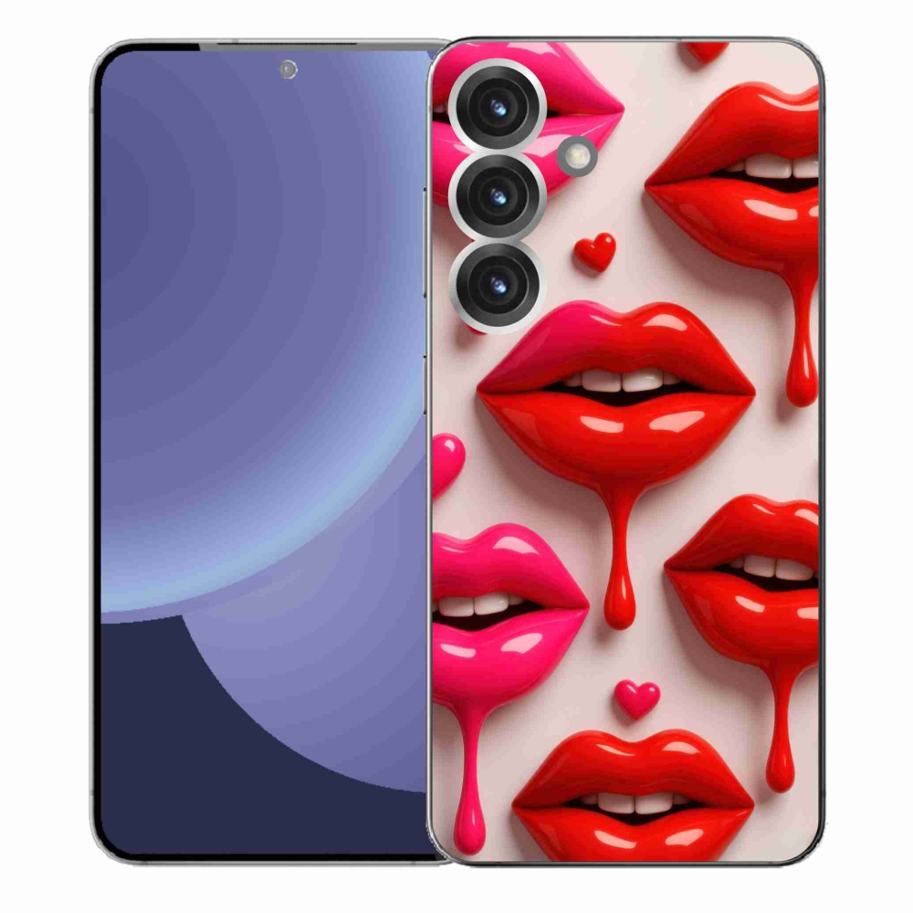 Zselés borítás mmCase Samsung Galaxy S25+ - ajkak 2