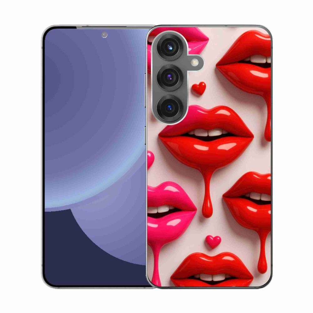 Zselés borítás mmCase Samsung Galaxy S25 - ajkak 2