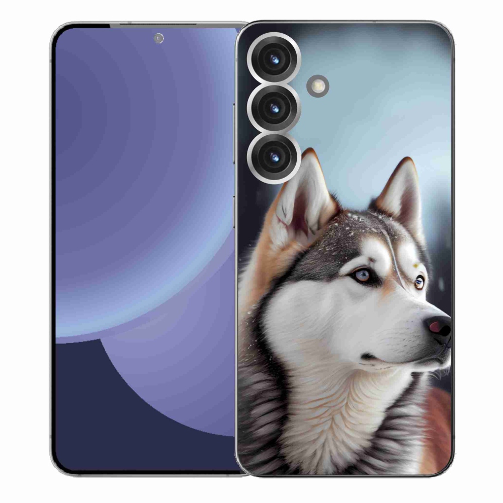Gél borítás mmCase Samsung Galaxy S25+ készülékhez - Szibériai husky