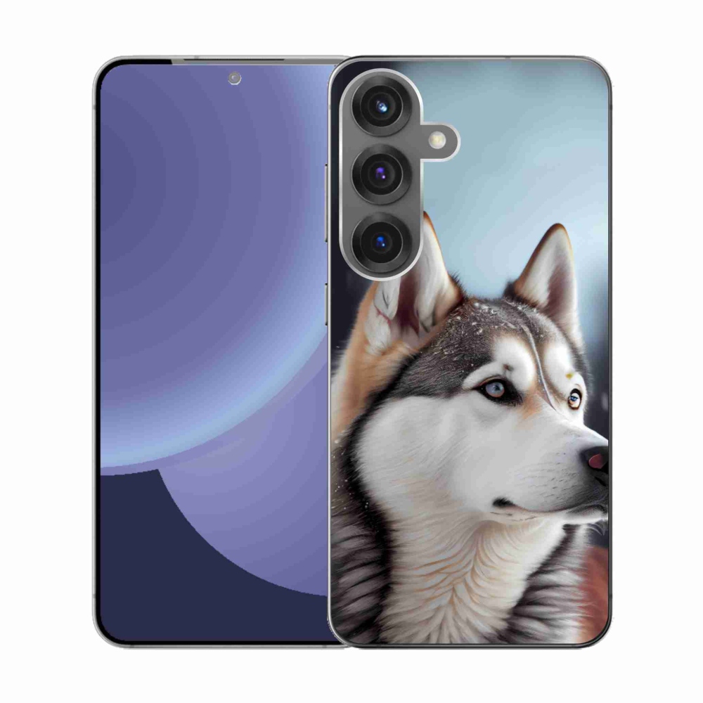 Gél borítás mmCase Samsung Galaxy S25 készülékhez - Szibériai husky