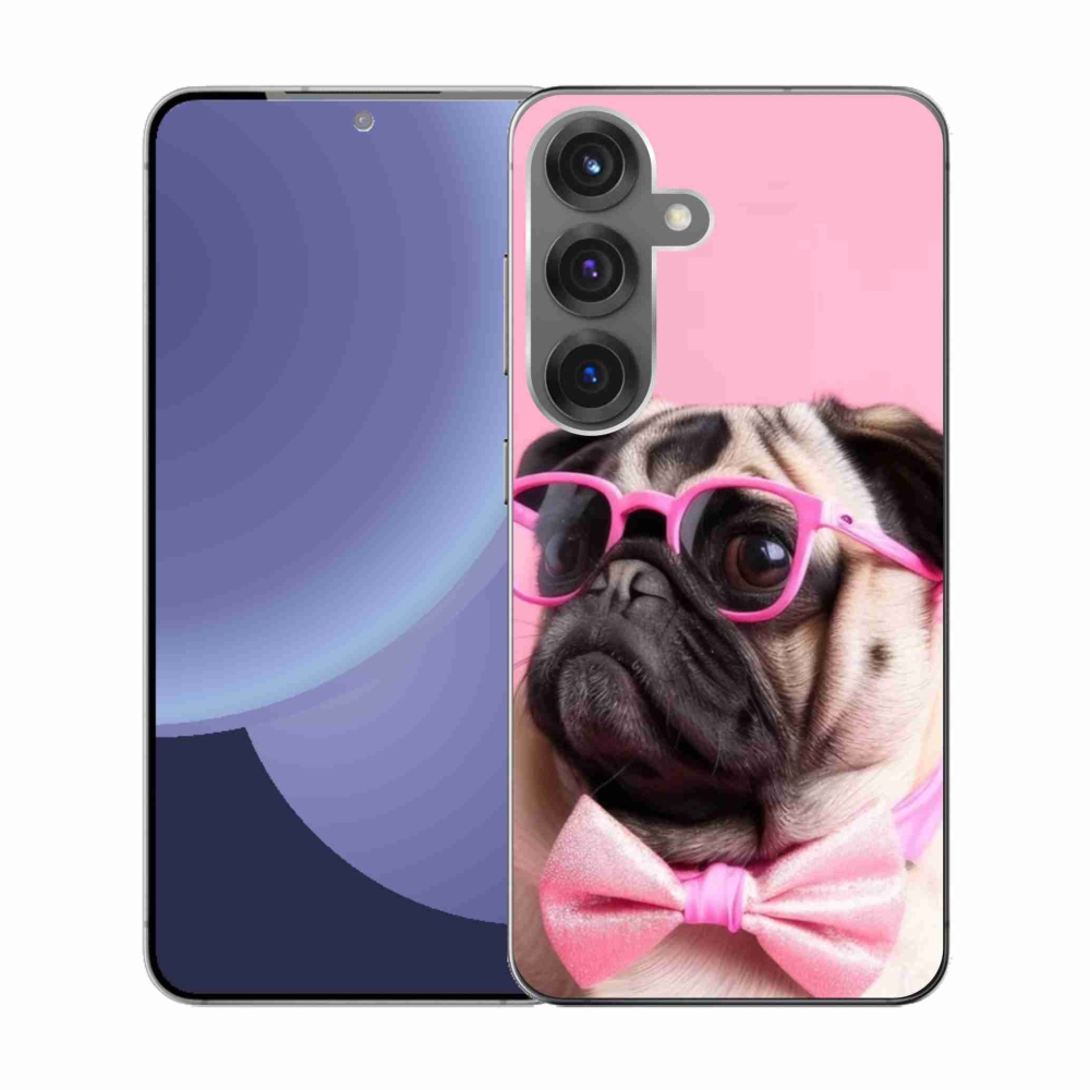 Gél borítás mmCase Samsung Galaxy S25 készülékhez - stílusos mopsz