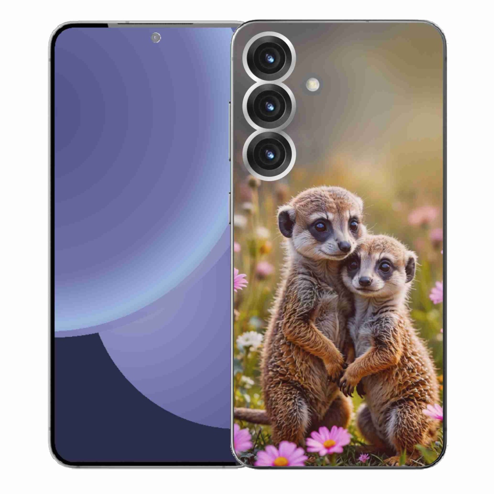 Gél borító mmCase Samsung Galaxy S25+ - szurikátás duóhoz