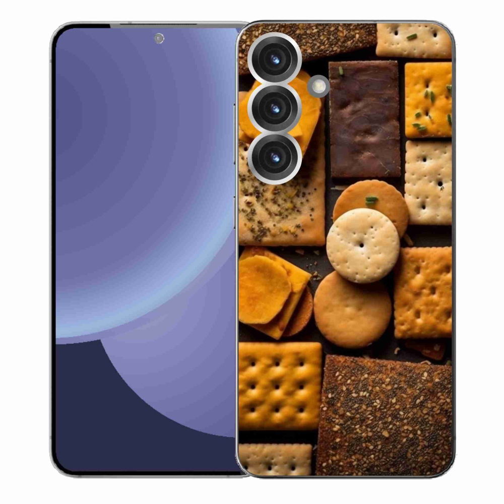 Zselés borítás mmCase Samsung Galaxy S25+ - kekszek