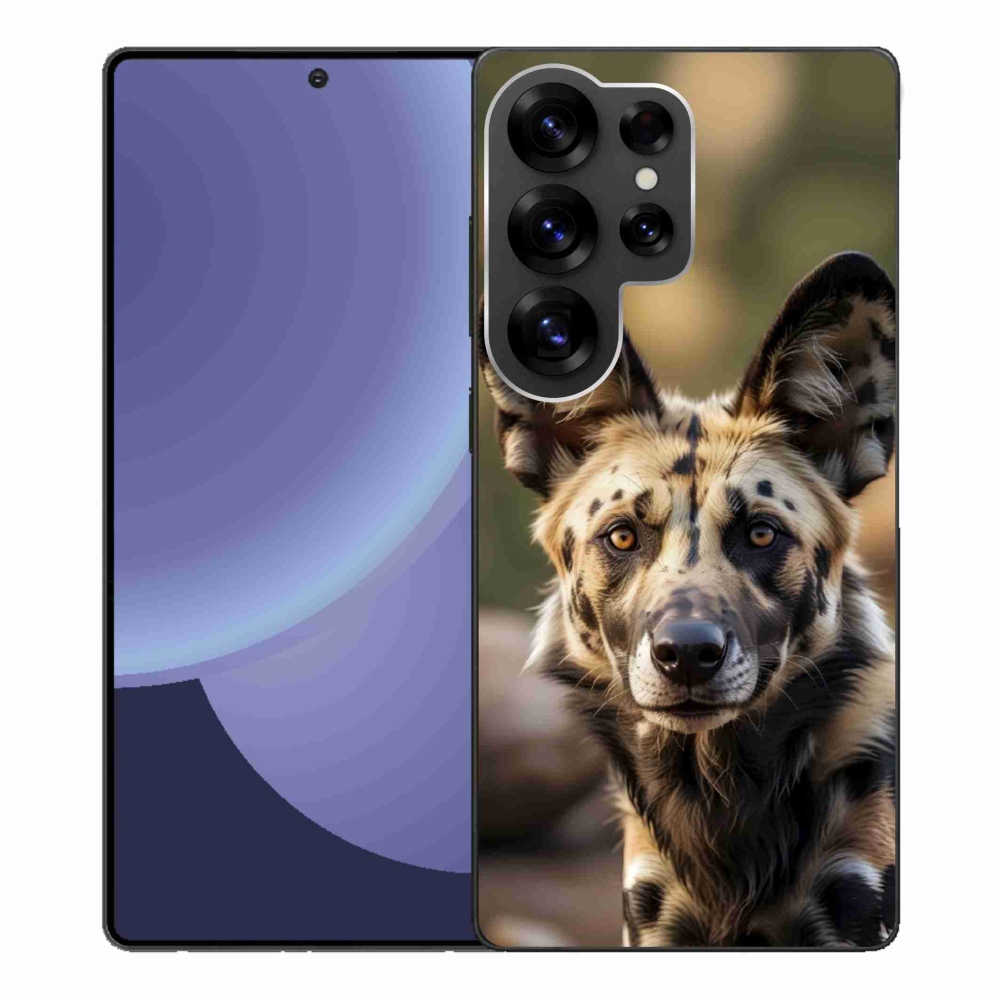 Gél borítás mmCase Samsung Galaxy S25 Ultra készülékhez - Afrikai vadkutya