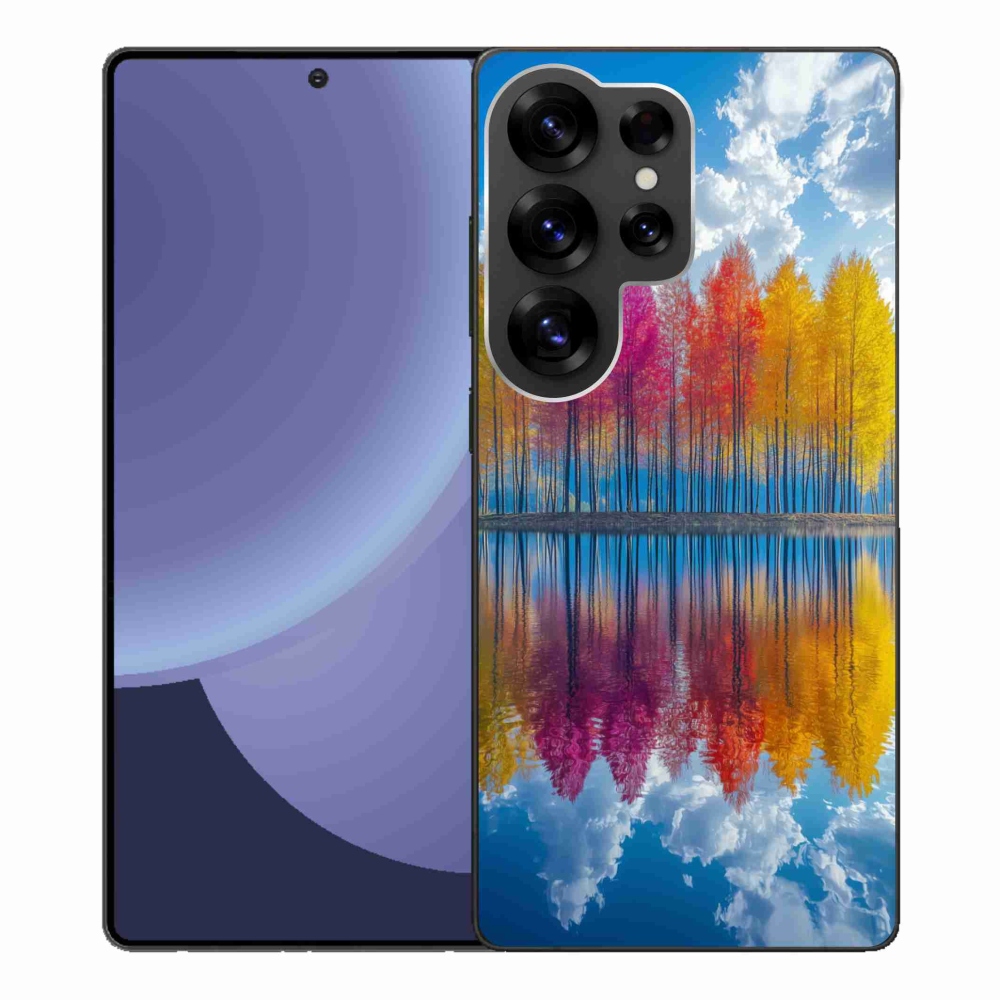 Gél borítás mmCase Samsung Galaxy S25 Ultra - színes fák