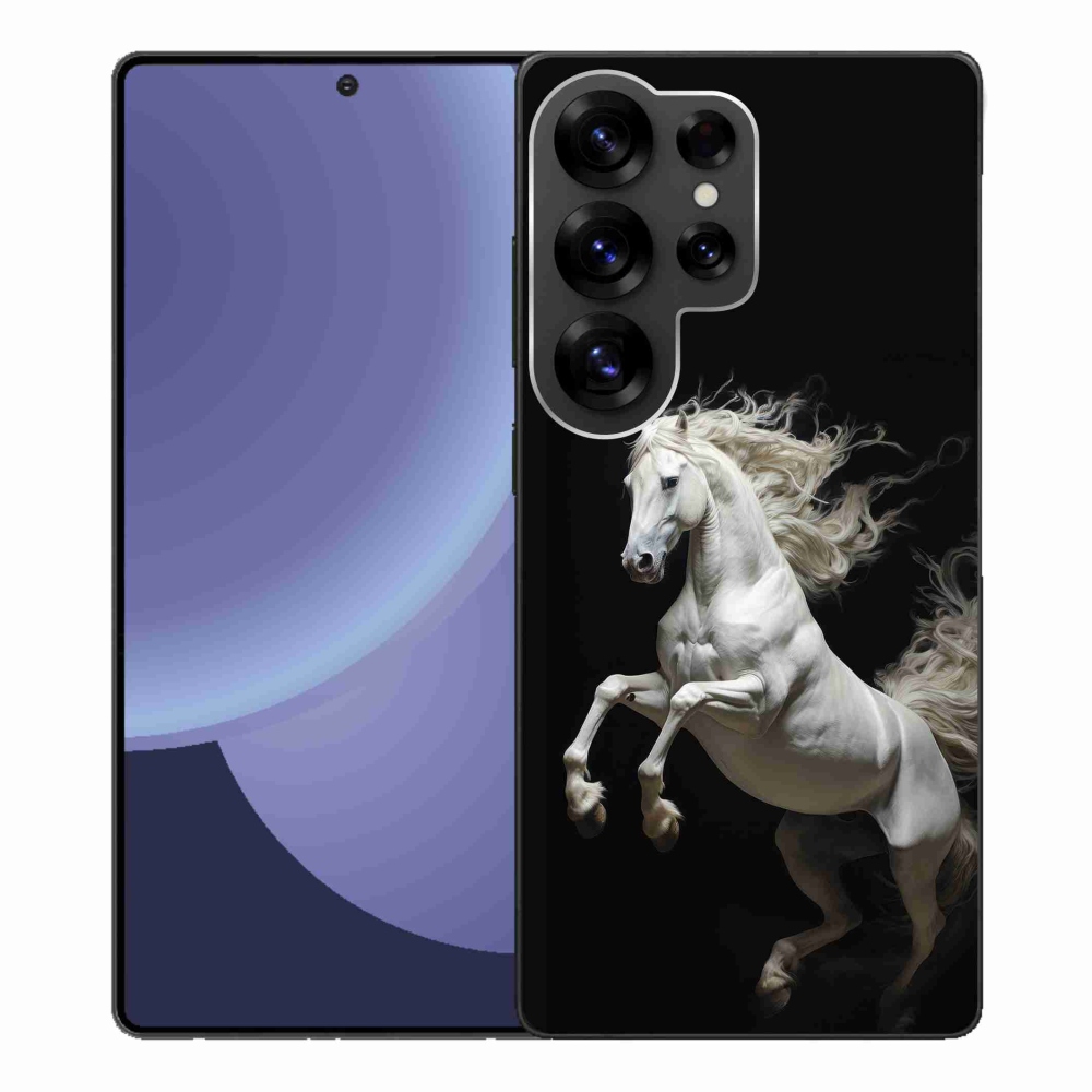 Zselés borítás mmCase Samsung Galaxy S25 Ultra - fehér ló 4