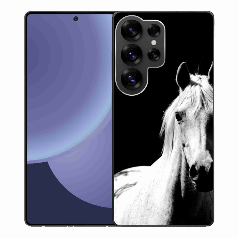 Zselés borítás mmCase Samsung Galaxy S25 Ultra - fehér ló 5