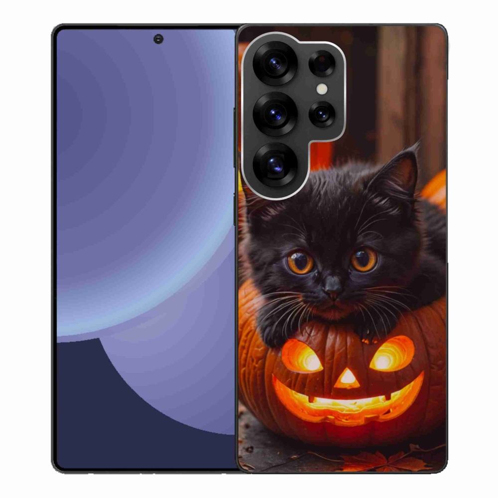 Gél borítás mmCase Samsung Galaxy S25 Ultra készülékhez - cica és tök