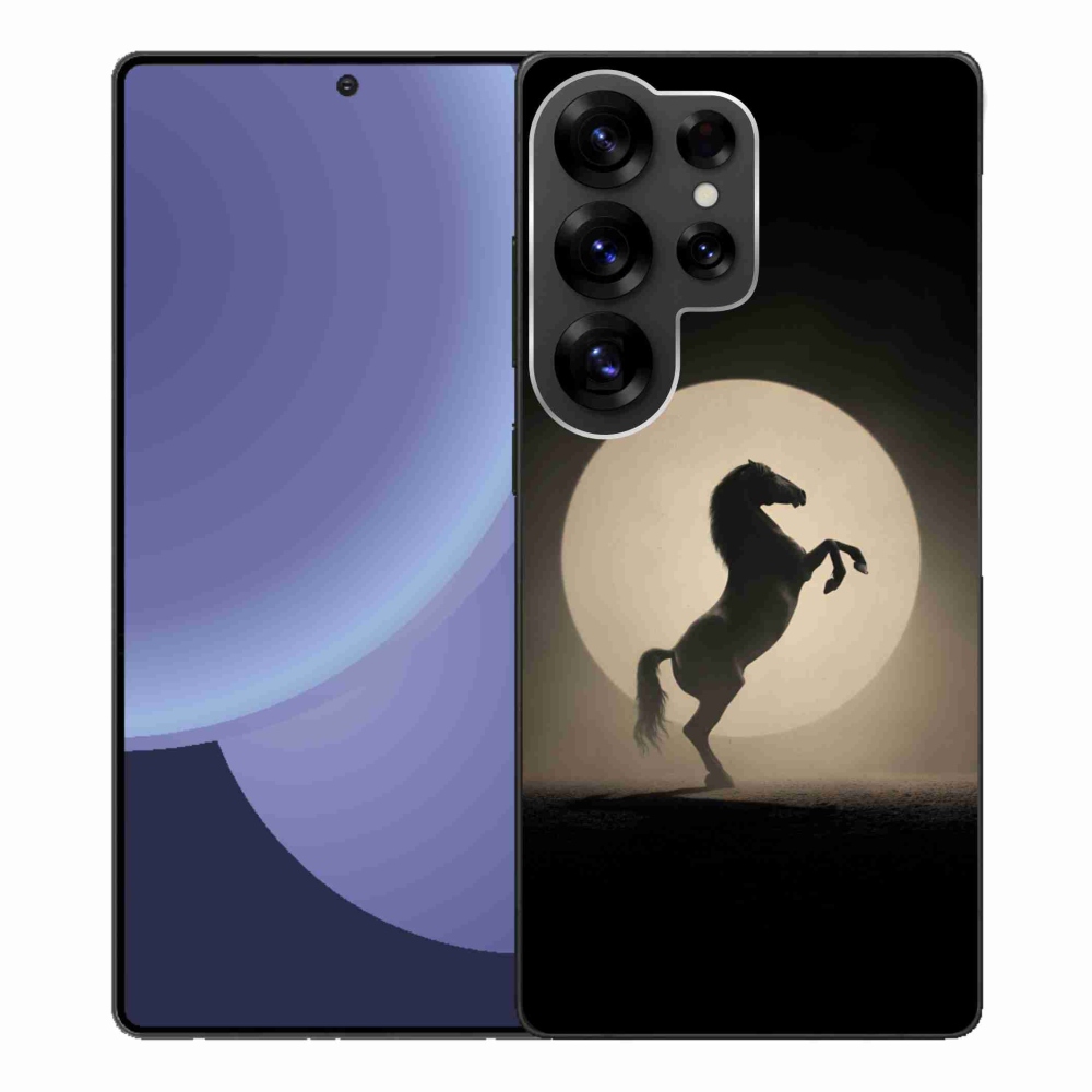 Zselés borítás mmCase Samsung Galaxy S25 Ultra készülékhez - ló sziluettben