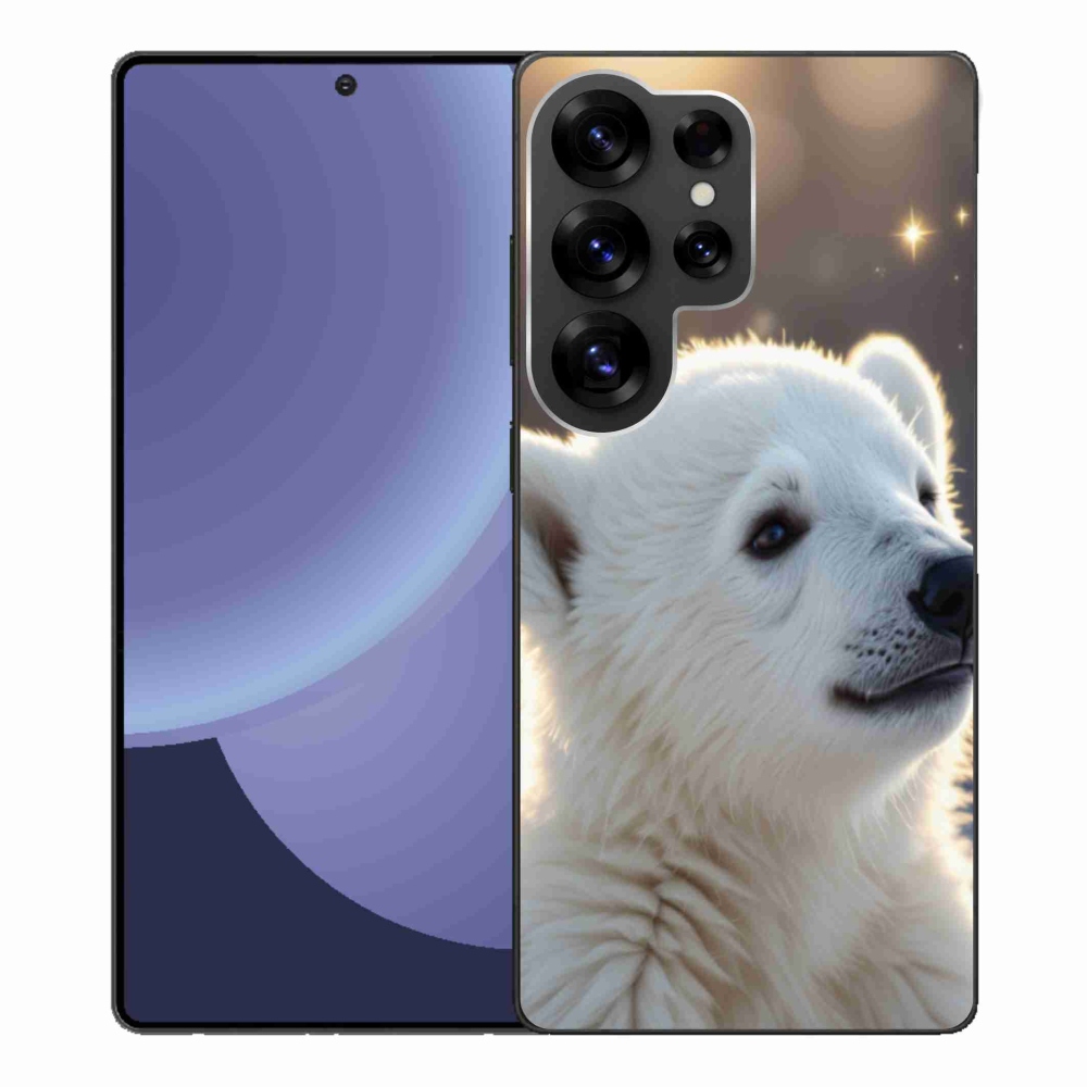 Gél védőhuzat mmCase Samsung Galaxy S25 Ultra készülékhez - jegesmedve