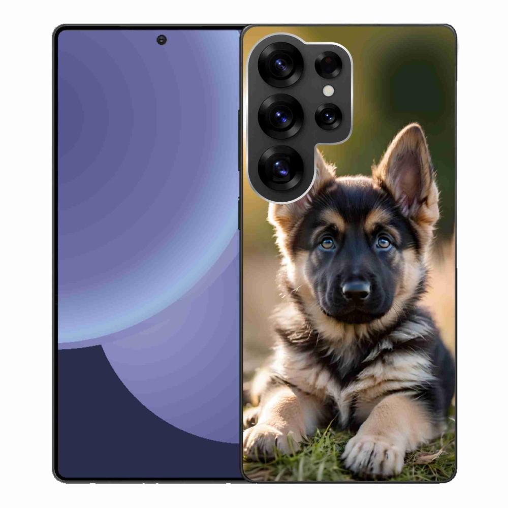 Gél borítás mmCase Samsung Galaxy S25 Ultra készülékhez - Német juhászkutya a természetben