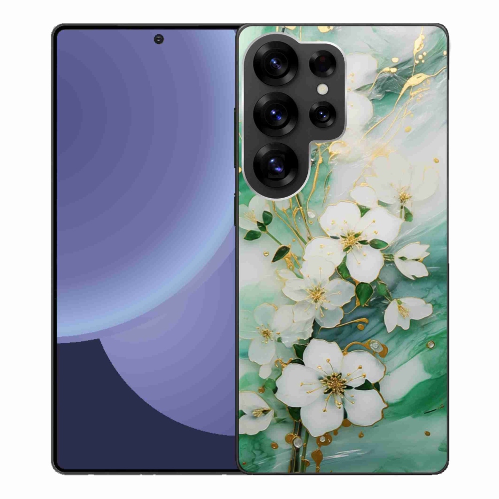 Gél borító mmCase Samsung Galaxy S25 Ultra készülékhez - finom virágok