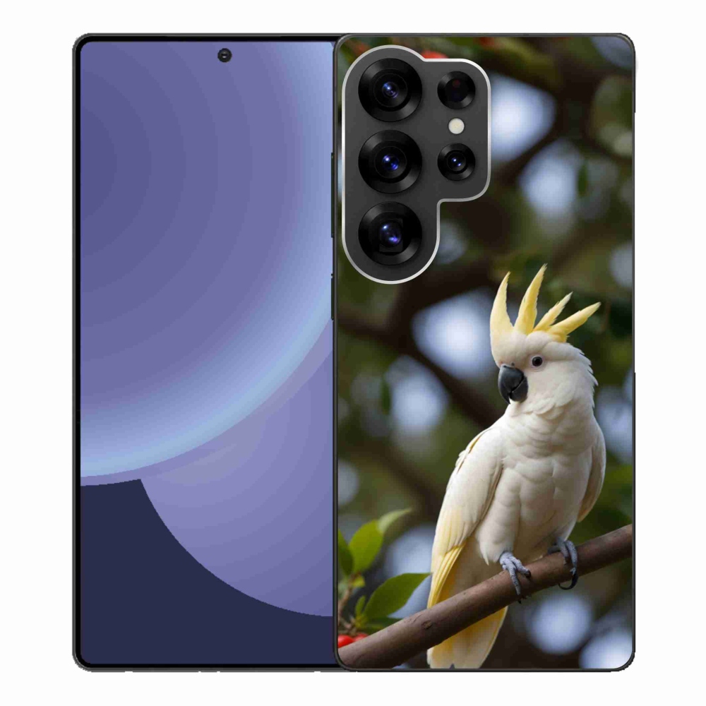 Gél borítás mmCase Samsung Galaxy S25 Ultra készülékhez - papagáj kakadu 3