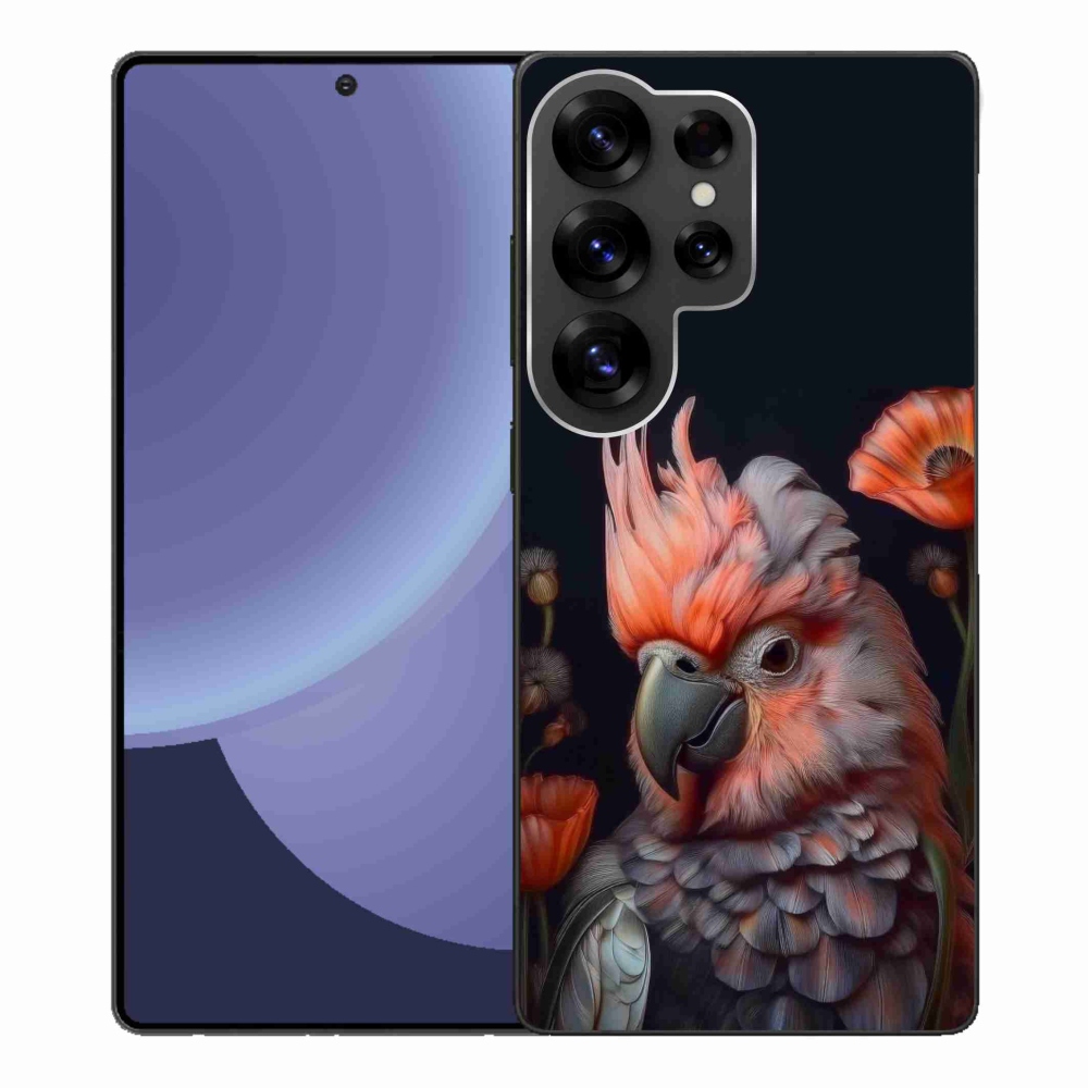 Gél borító mmCase Samsung Galaxy S25 Ultra - papagáj kakadu színekben
