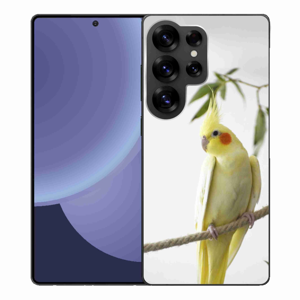 Gél borítás mmCase Samsung Galaxy S25 Ultra - papagáj korela chocholatá
