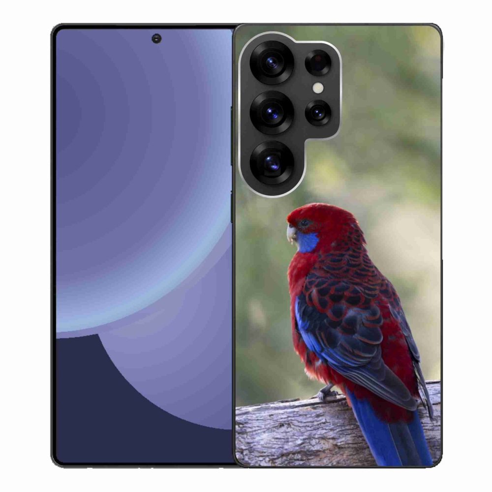 Zselés borítás mmCase Samsung Galaxy S25 Ultra készülékhez - papagáj rosela