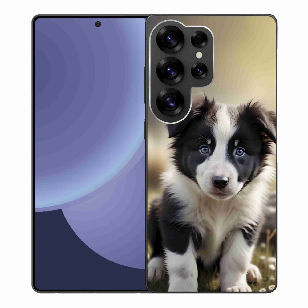 Gél borítás mmCase Samsung Galaxy S25 Ultra - aranyos border collie