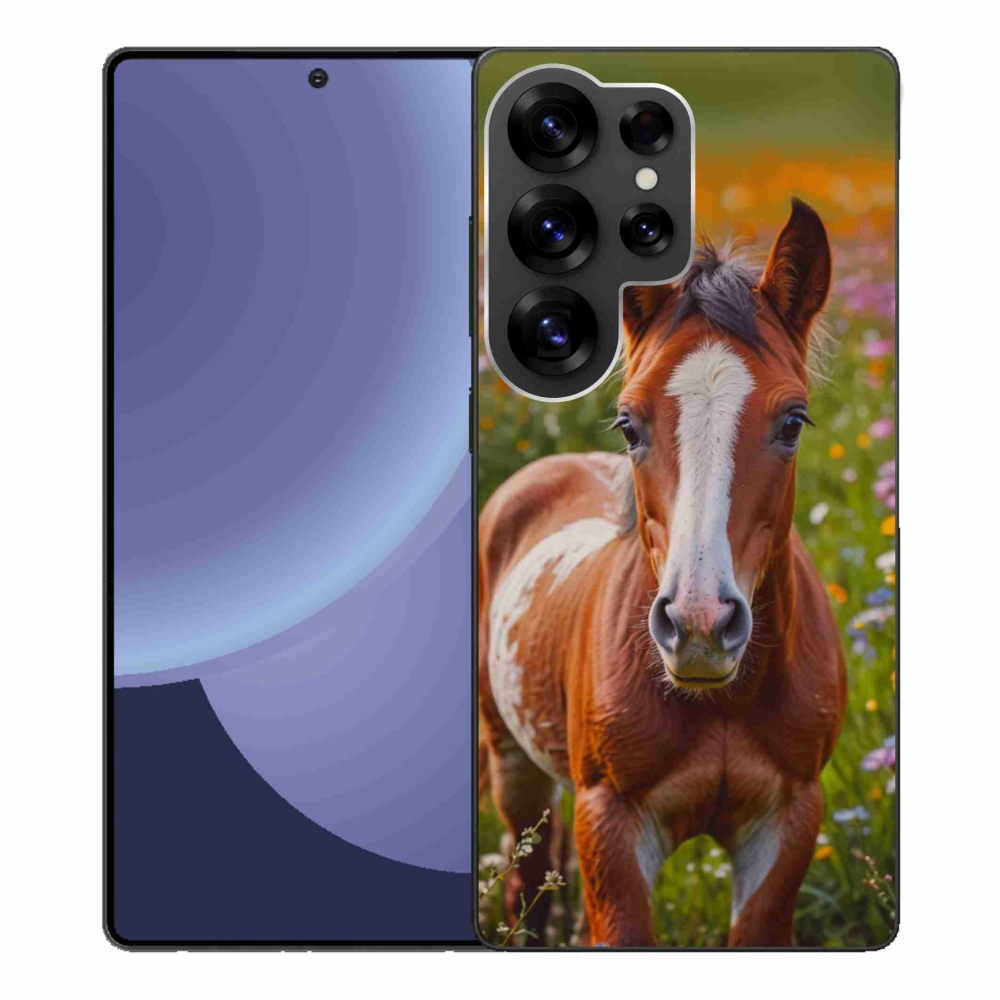 Gél borítás mmCase Samsung Galaxy S25 Ultra készülékhez - aranyos csikó