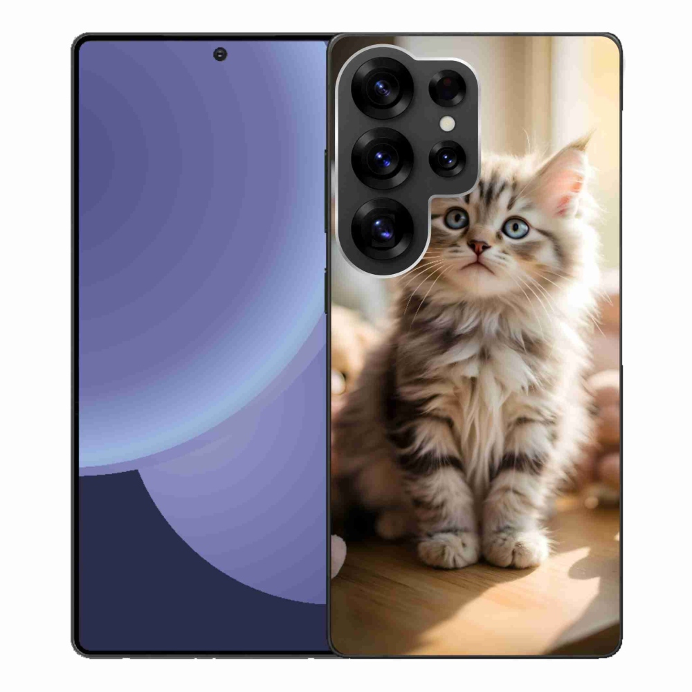 Gél borítás mmCase Samsung Galaxy S25 Ultra - aranyos cica 10