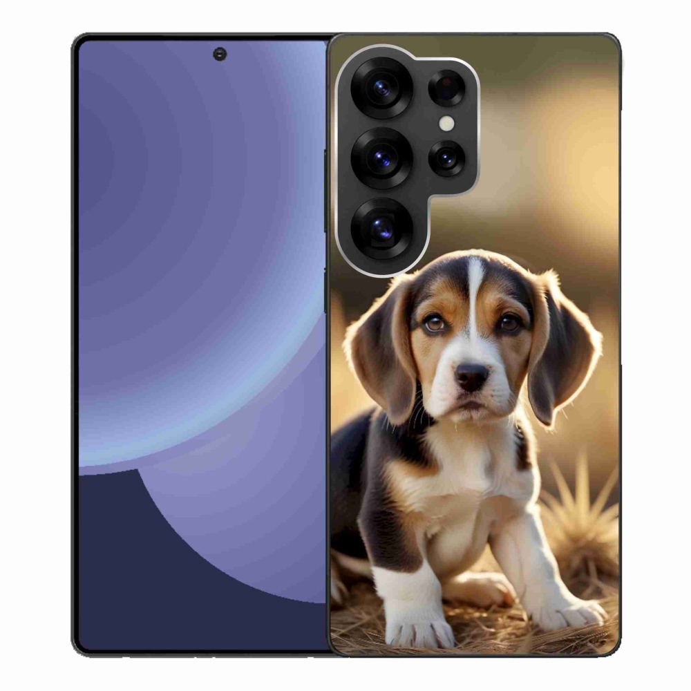Gél borítás mmCase Samsung Galaxy S25 Ultra - aranyos beagle