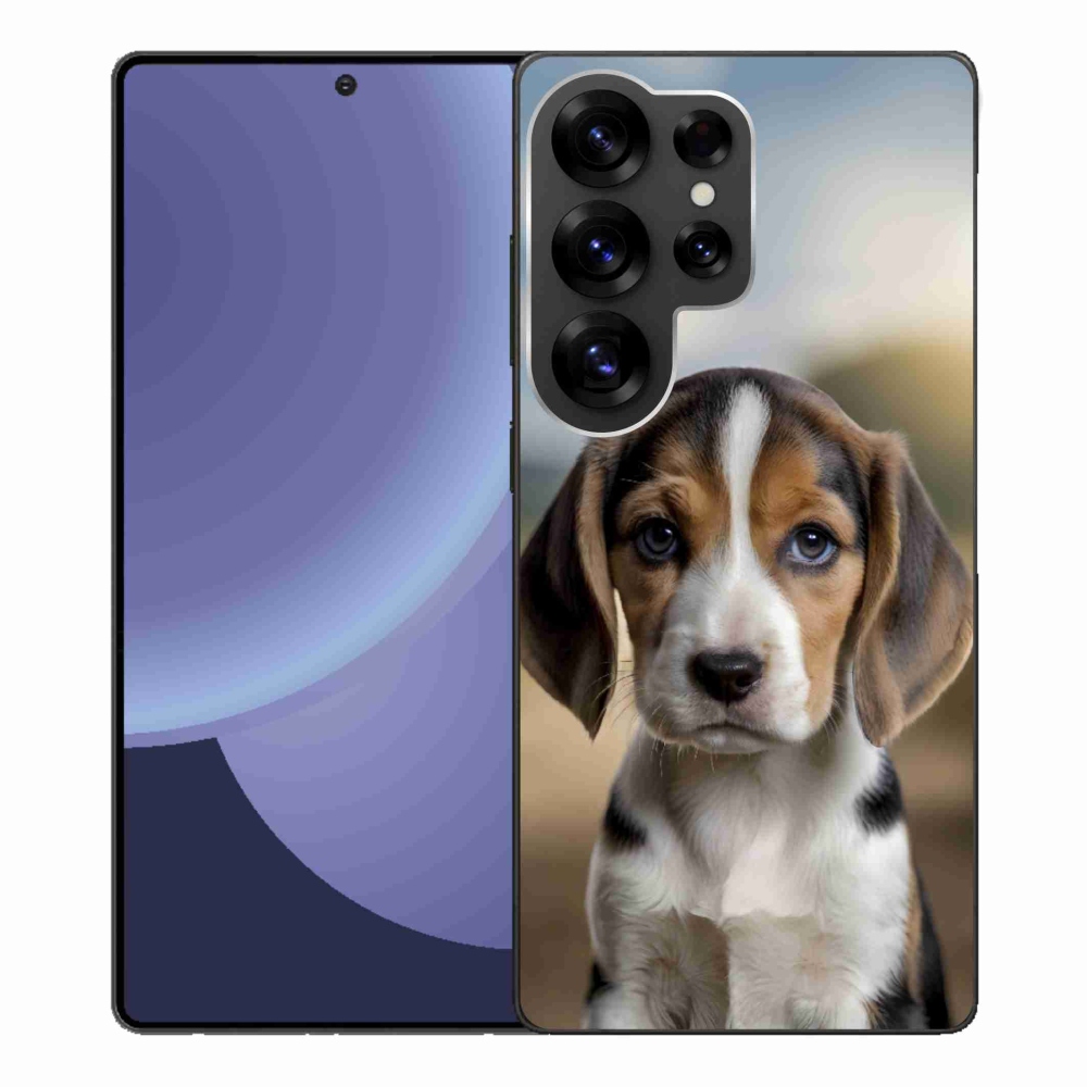 Gél borítás mmCase Samsung Galaxy S25 Ultra - aranyos beagle