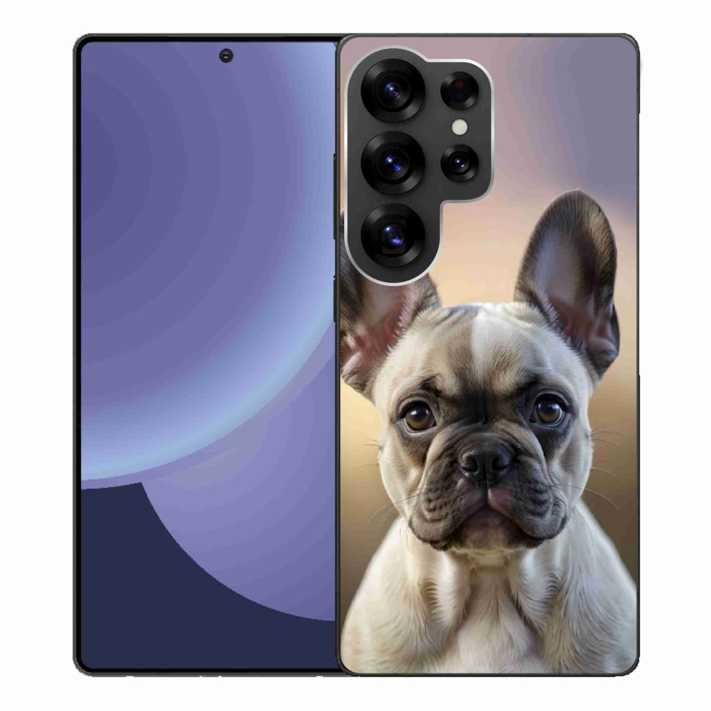 Gél borítás mmCase Samsung Galaxy S25 Ultra készülékhez - aranyos francia bulldog