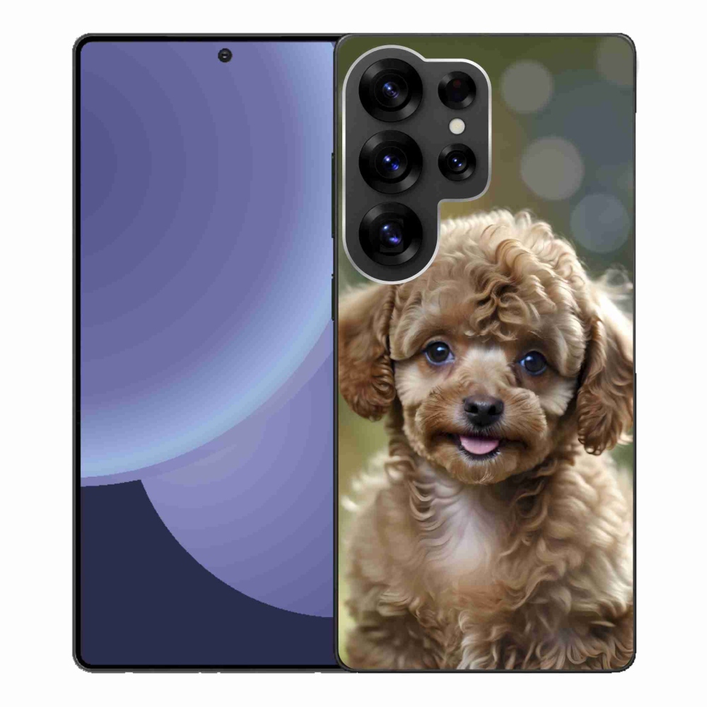 Gél borítás mmCase Samsung Galaxy S25 Ultra készülékhez - aranyos uszkár