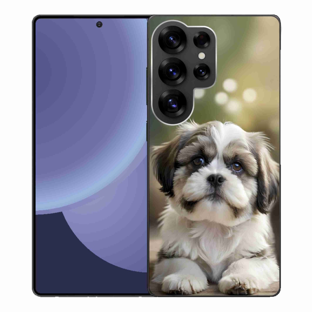 Gél borítás mmCase Samsung Galaxy S25 Ultra - aranyos shih-tzu