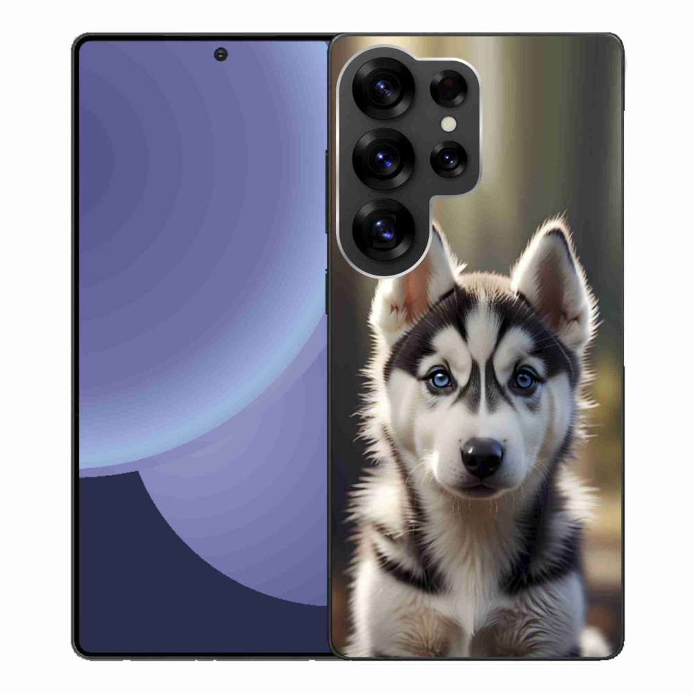 Gél borítás mmCase Samsung Galaxy S25 Ultra készülékhez - aranyos szibériai husky