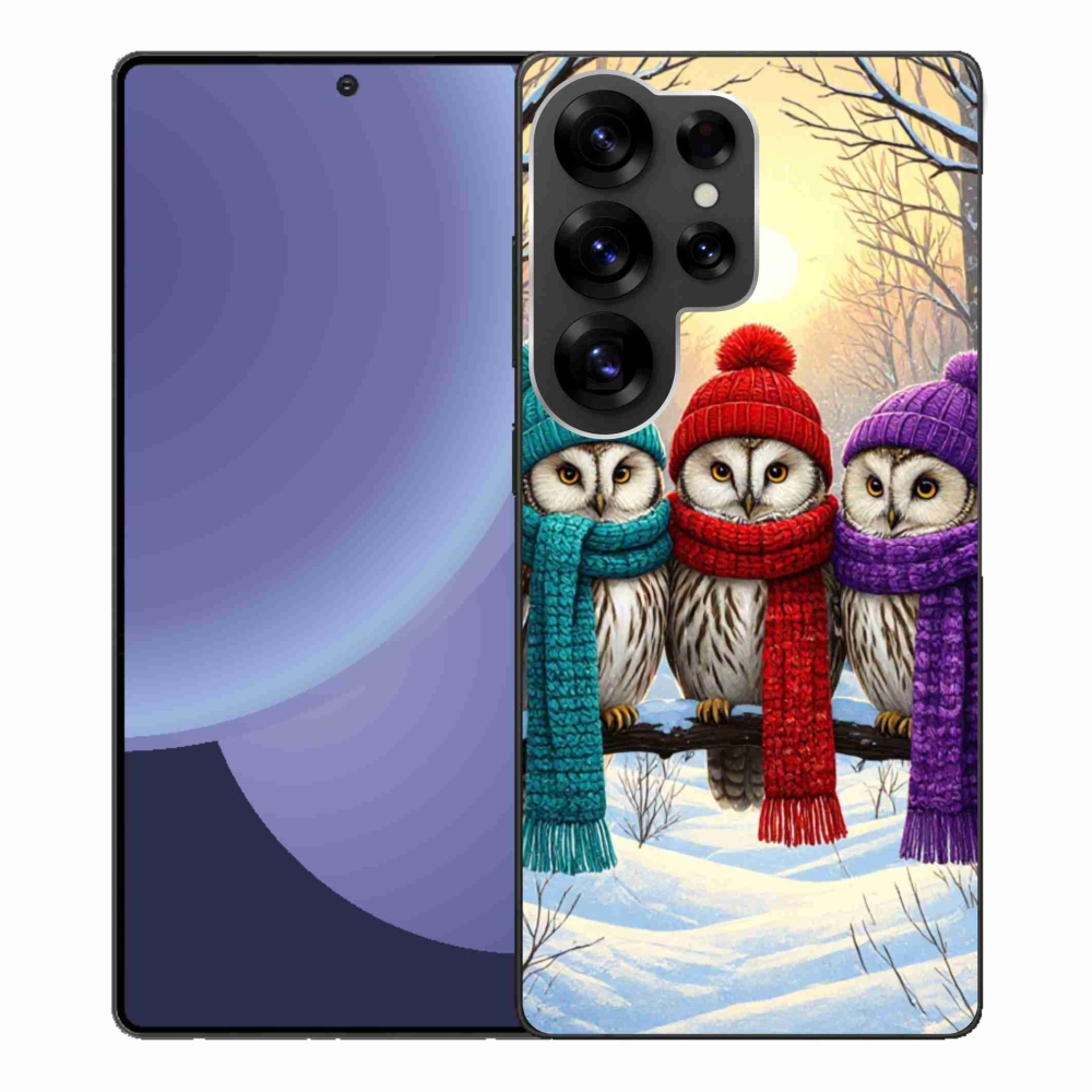 Gél borítás mmCase Samsung Galaxy S25 Ultra készülékhez - bagoly barátok